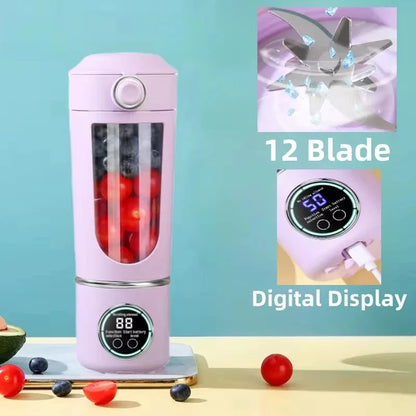 FreshNow™ Portable 12-Blade Blender (700ml)